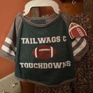Doggy game day tshirt. NWTs